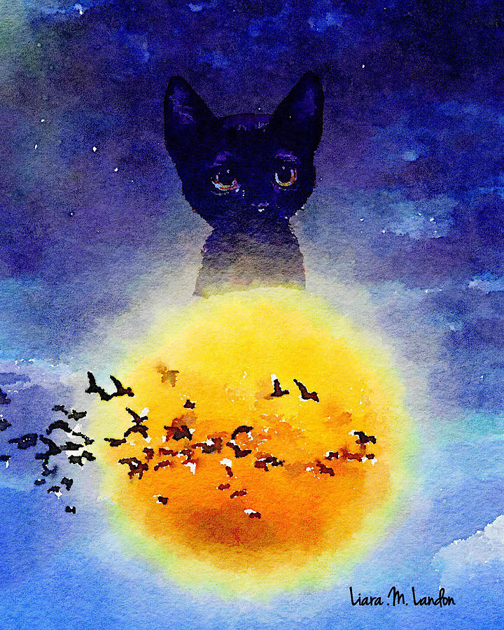 Don't Be Afraid Of Black Cats Digital Art By Liara Landon - Fine Art 