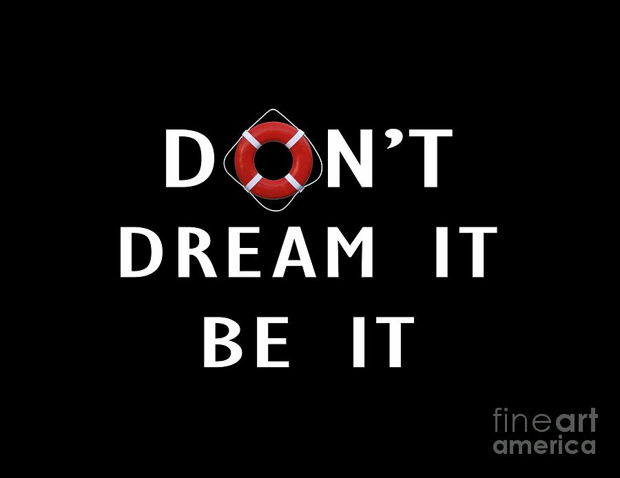 Dont Dream It Be It Rocky Horror Picture Show tee Drawing by Edward Fielding
