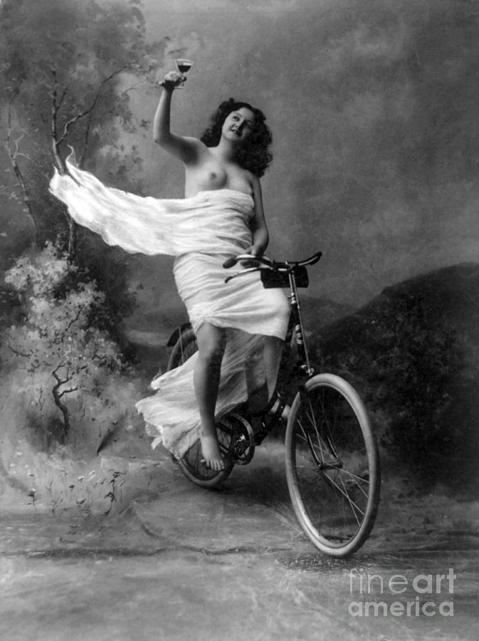 Dont Drink And Drive Nude Model 1897 Photograph by Science Source