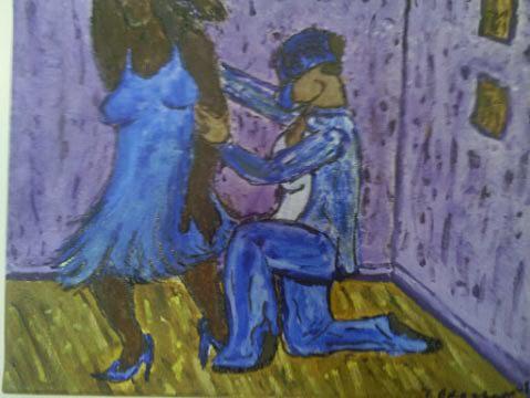 Couple Painting - Dont go by Tatanisha Crockett
