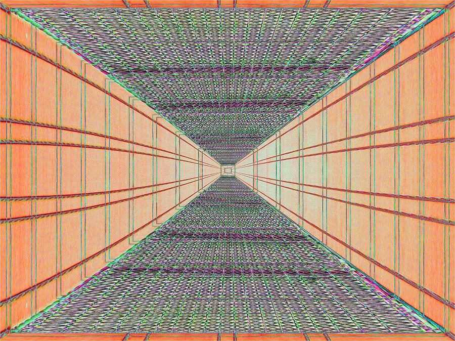 Grating Photograph - Dont Look Down by Tim Allen Grating Photograph - Dont Look Down by Tim Allen