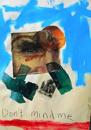 Pain Mixed Media - Dont Mind me by Donna Zoll Pain Mixed Media - Dont Mind me by Donna Zoll