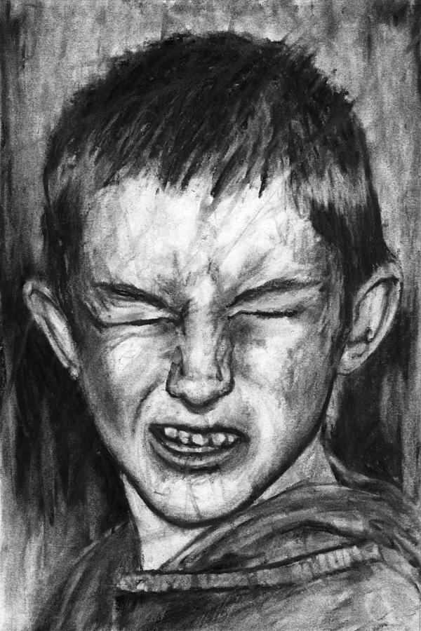 Don t open your eyes drawing by john terwilliger fine art america