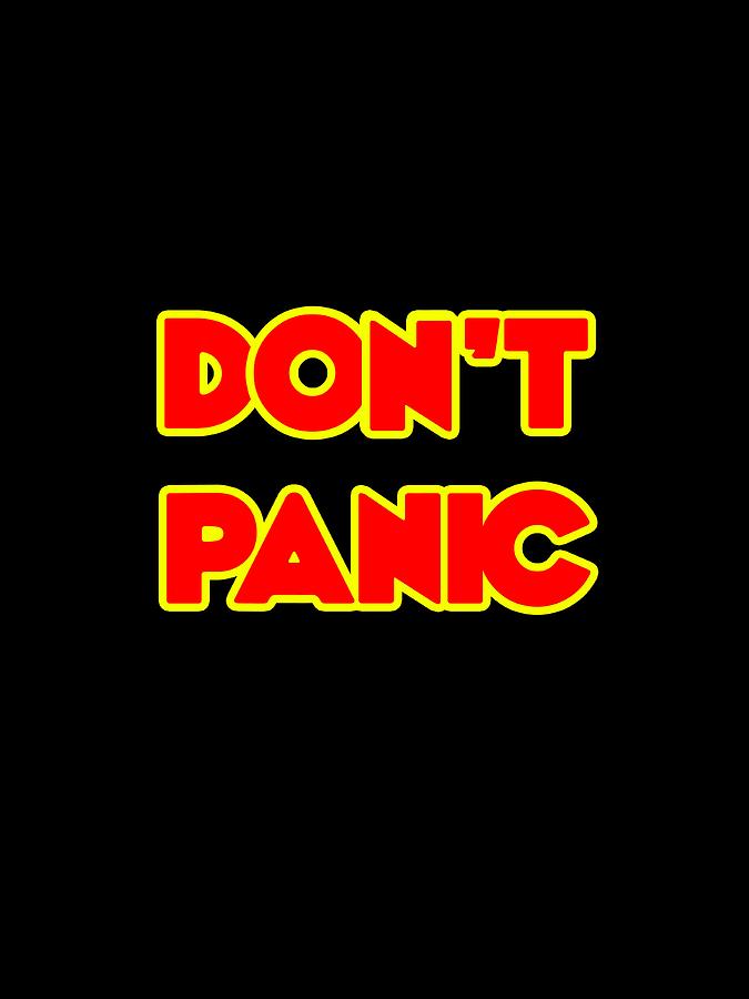 Dont Panic Stickers for Sale