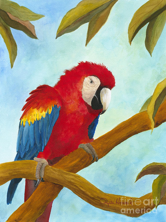 Dont Ruffle My Feathers Painting by Phyllis Howard