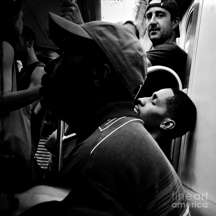 Dont Sleep in the Subway Darling Photograph by Miriam Danar