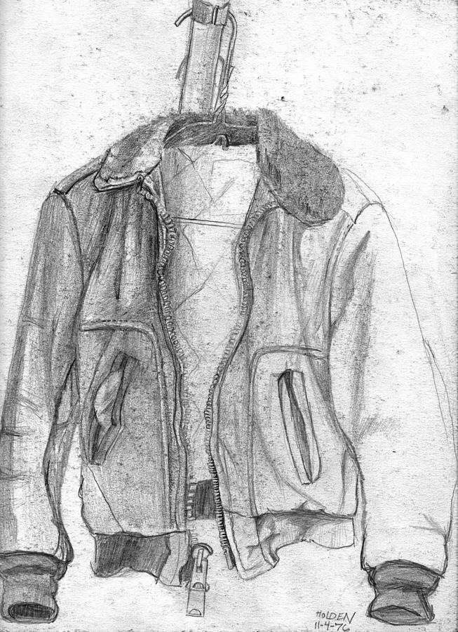 Holdens Jacket Drawing by Sandra Church