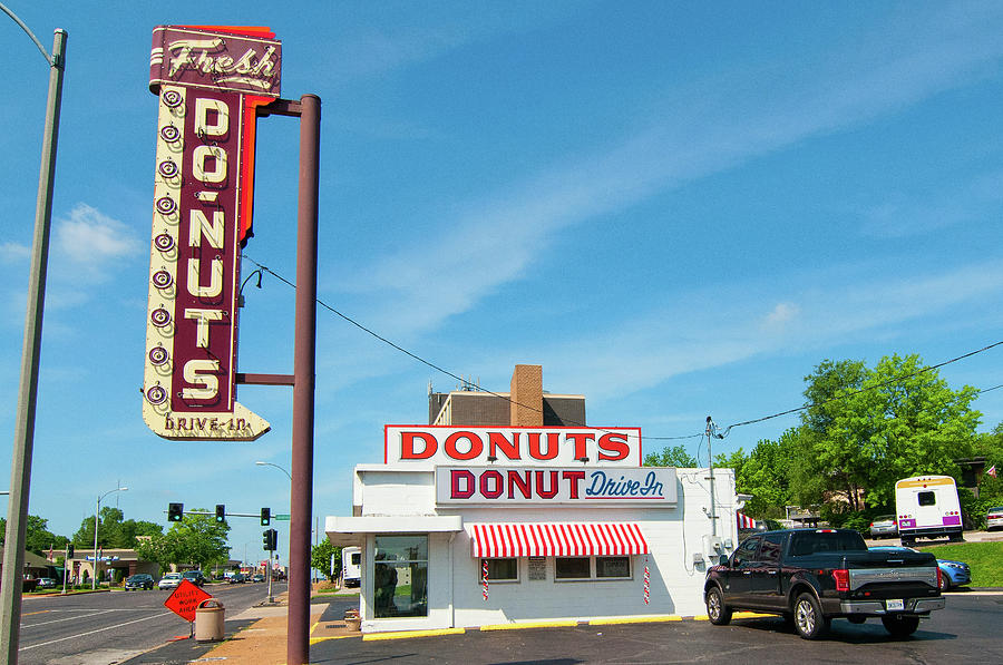 Donut Drive In Photograph by Steve Stuller