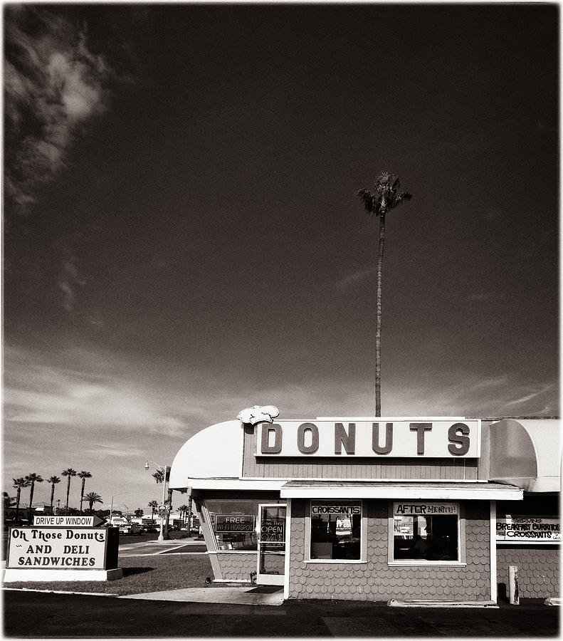 Donut store old style Photograph by Peter V Quenter