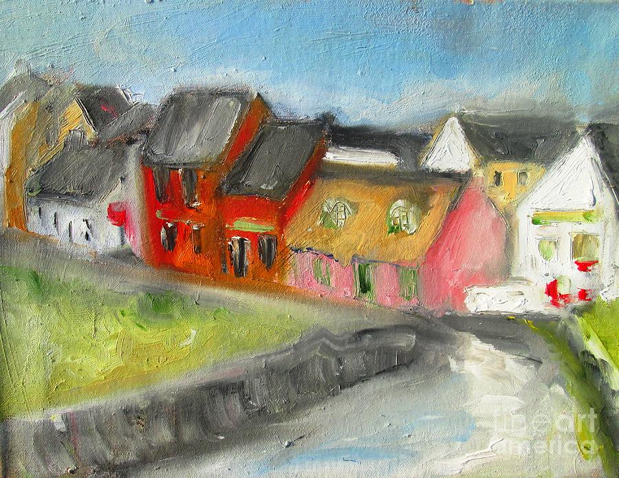 Doolin County Clare Ireland Painting 2016  Painting by Mary Cahalan Lee - aka PIXI