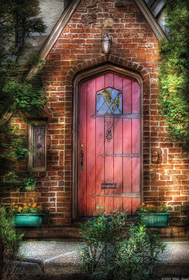 Door - Sweet as Gingerbread  Photograph by Mike Savad