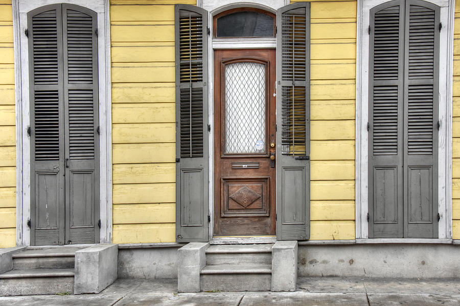 New Orleans Photograph - Door 4 French Quarter by Al Perry