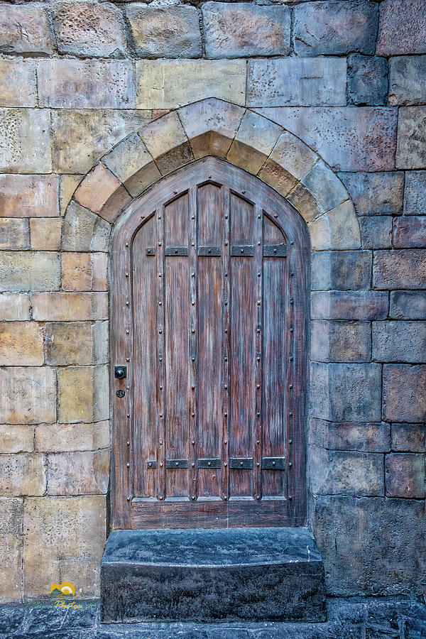 Door and Stone Photograph by Jim Thompson