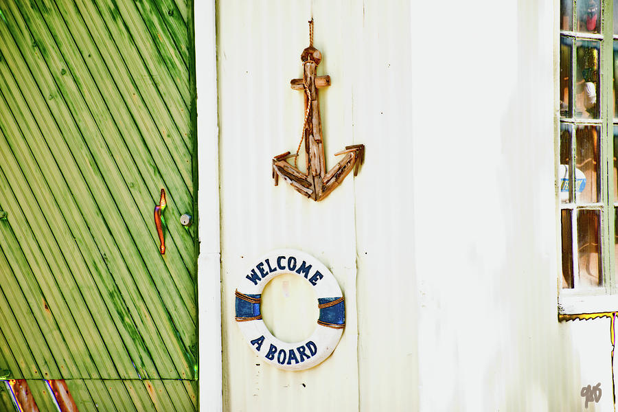 Door And Welcome Aboard Photograph