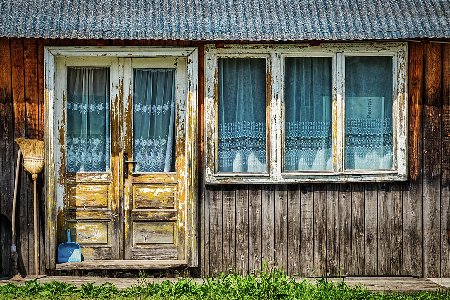 Door and Windows - Romania Photograph by Stuart Litoff