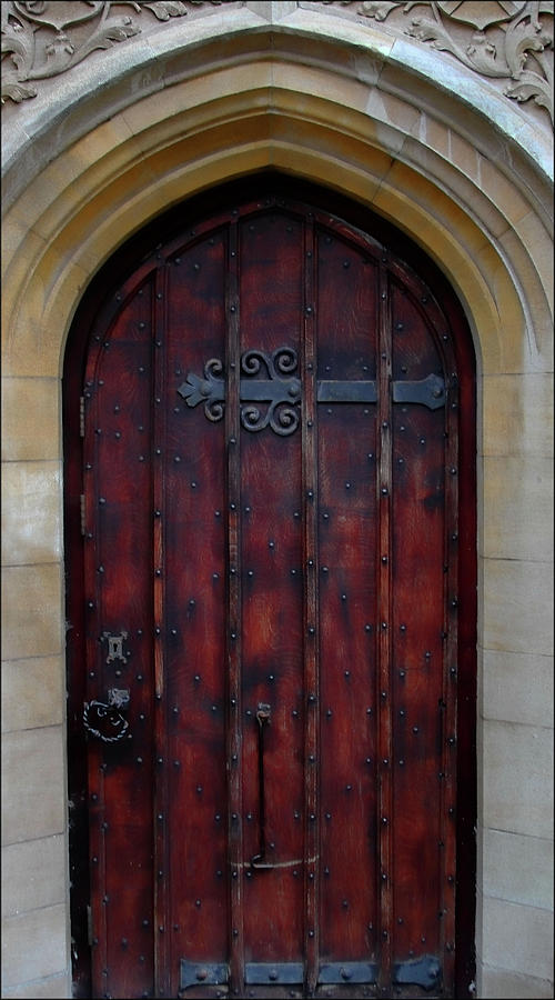 Door At Bath Abbey Photograph by Tony Grider