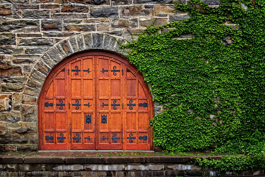 Door at Old Winery Photograph by Carolyn Derstine