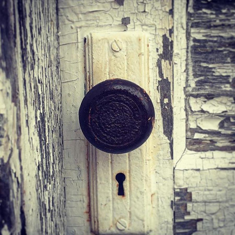 Old Photograph - #door #doorknob #keyhole #keyholelove by Sharon Halteman