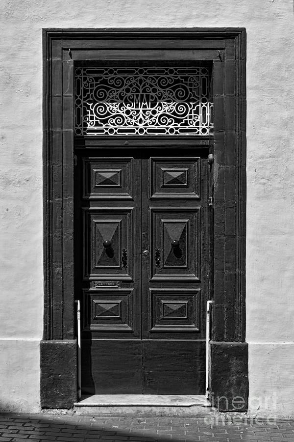 Door in Rabat, Gozo Photograph by Joerg Lingnau