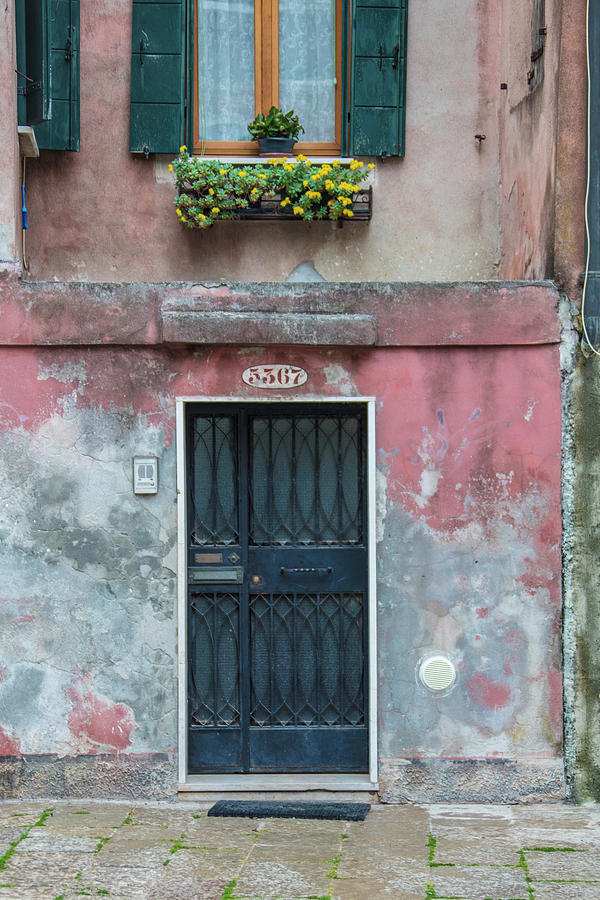 Door in Venice Italy  Photograph by John McGraw