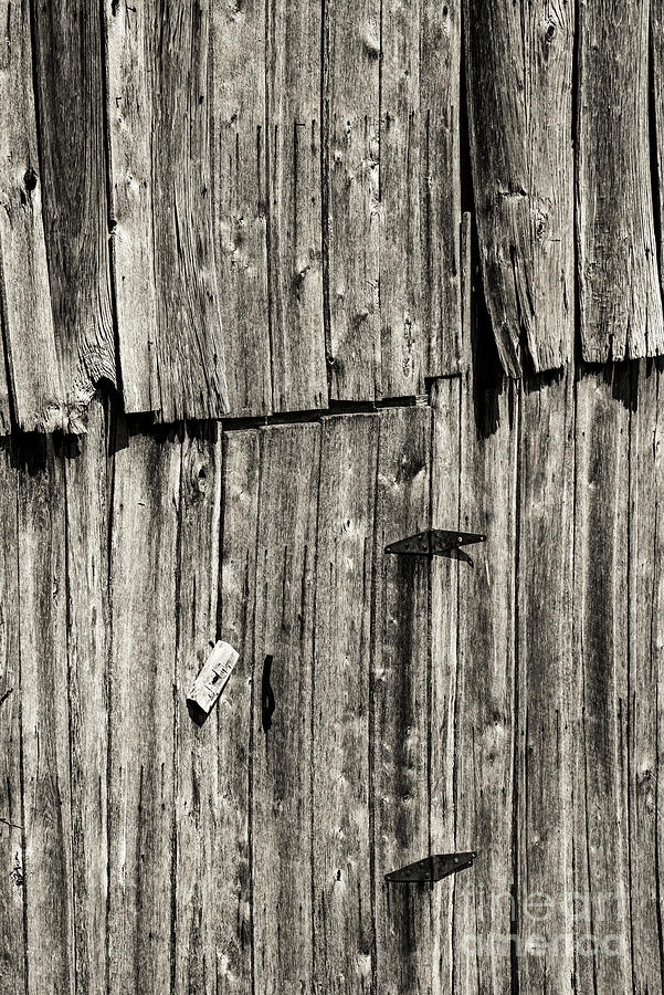 Barn Photograph - Door Latch and Hinges 3 by Bob Phillips