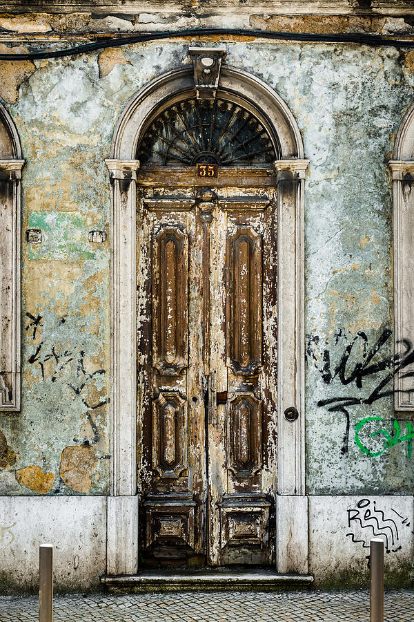 Street Photograph - Door No 35 by Marco Oliveira Street Photograph - Door No 35 by Marco Oliveira