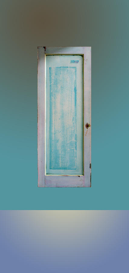 Old Door Over Ocean Painting by Asha Carolyn Young