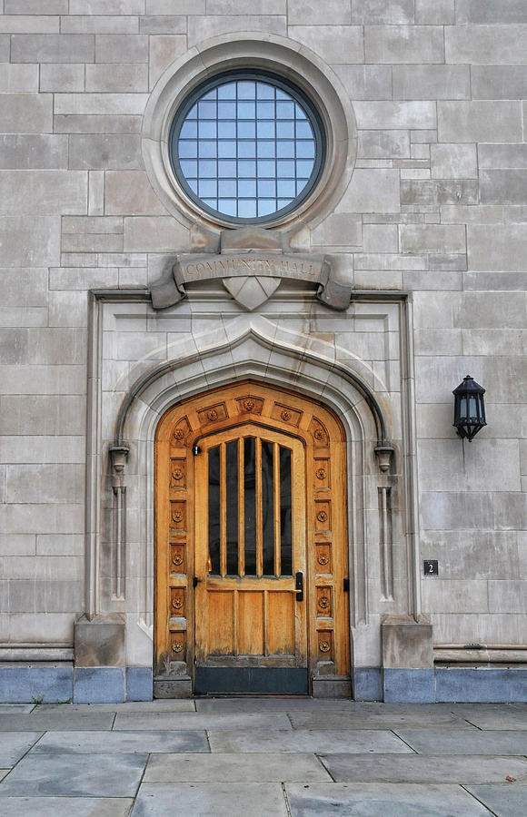 Door To Cafeteria At Princeton University Photograph by Dave Mills