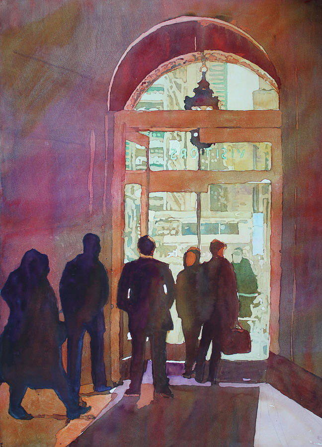 Door to Chicago Painting by Jenny Armitage
