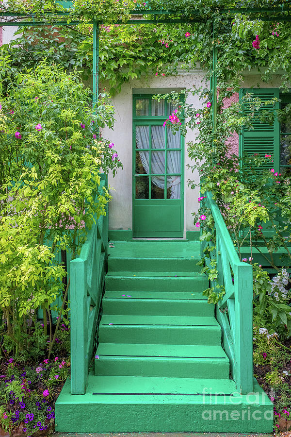 Door To Claude Monets Home, Giverny 2 Photograph by Liesl Walsh
