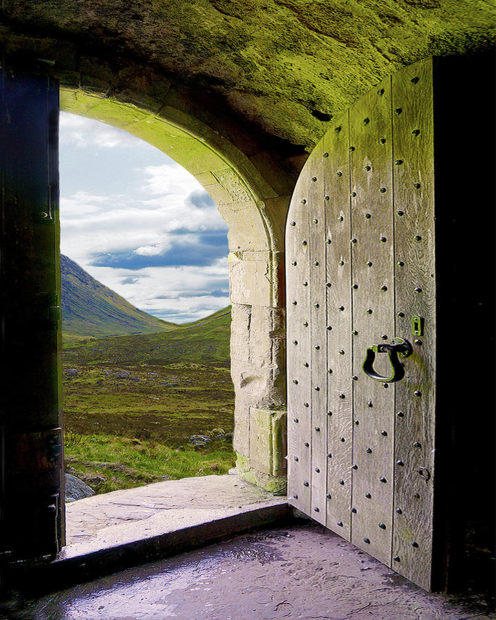 Door To The Moor Digital Art by Vicki Lea Eggen