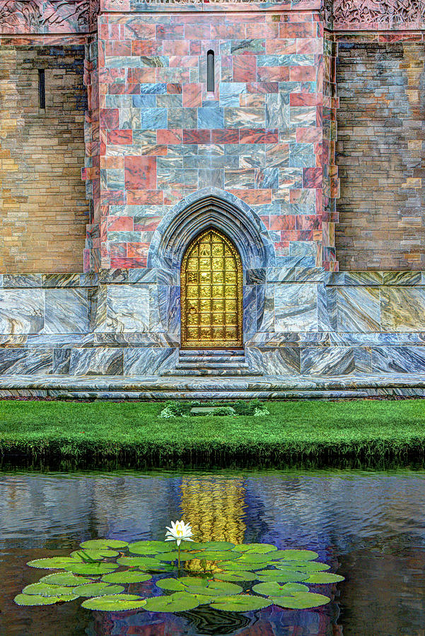 Door to the Carillon - Bok Tower - Lake Wales, Florida Photograph by Mitch Spence