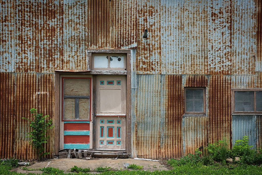 Door, Toronto, Kansas Photograph by Bud Simpson