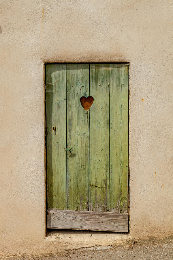Door with Heart in Ancy Photograph by W Chris Fooshee