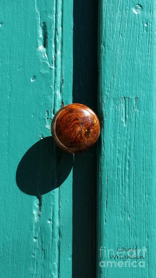 Doorknob With Shadow Photograph by Lainie Wrightson