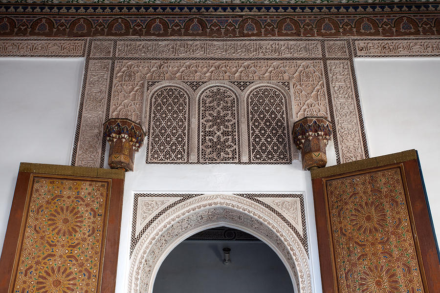 Doors And Decorations From Bahia Palace Photograph