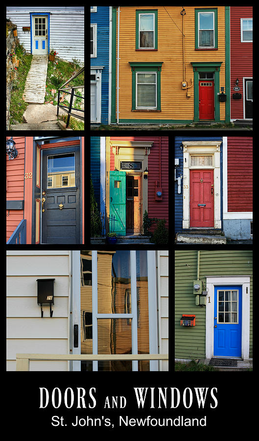 Doors and Windows Newfoundland Photograph by Tatiana Travelways