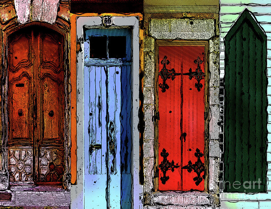Doors In A Row Photograph by Phil Perkins
