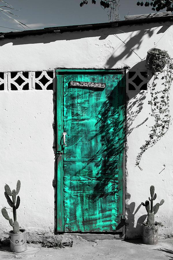 Doors In Ojojona - 3 - Selective Colouring Photograph by Hany J