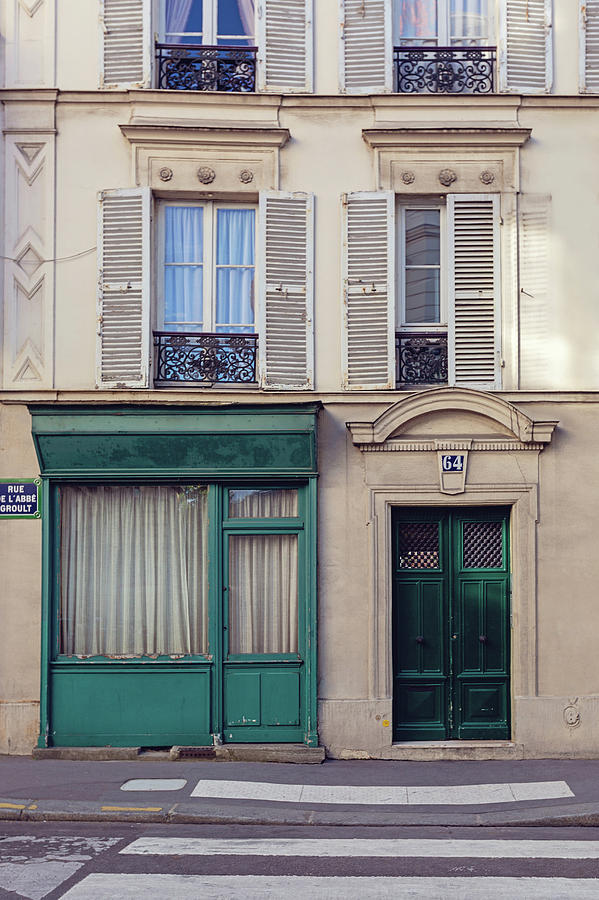 Architecture Photograph - Paris Doors No. 64 by Melanie Alexandra Price
