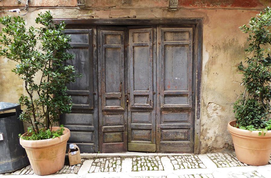 Doors Photograph - Doors of Erice, Italy by Barbara Ebeling