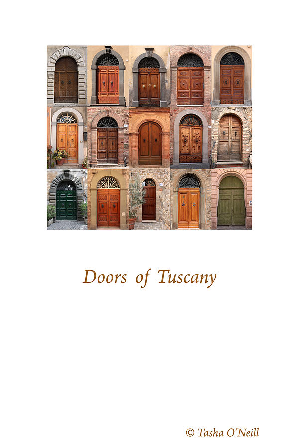 Doors of Tuscany Photograph by Tasha ONeill