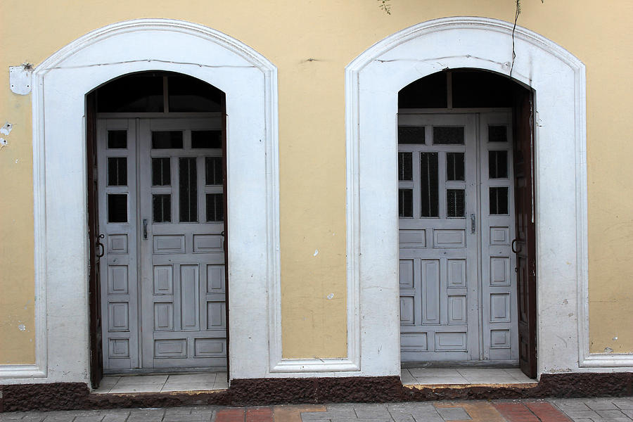 Doors on a Building Photograph by Robert Hamm - Fine Art America