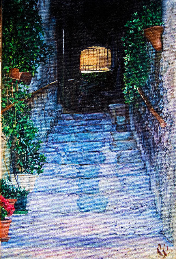 Doorsteps Painting by Michelangelo Rossi