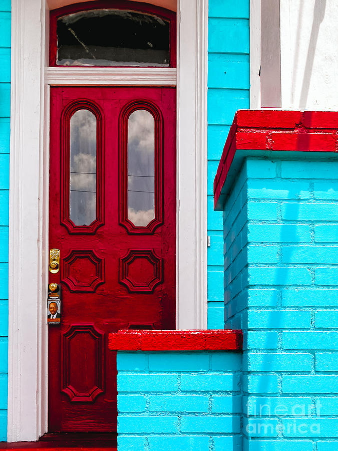 Doorway and Brick-NOLA- Marigny Photograph by Kathleen K Parker