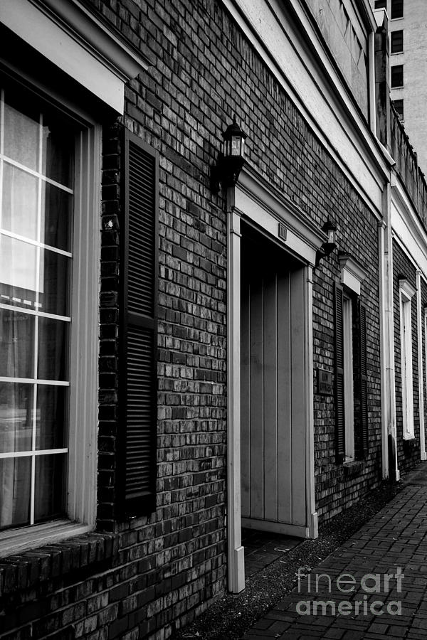 Doorway Black and White Photograph by Marina McLain