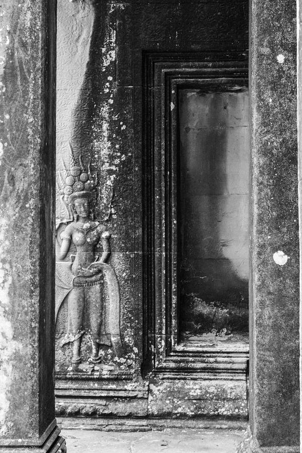 Doorway Carvings at Angkor Photograph by Georgia Clare