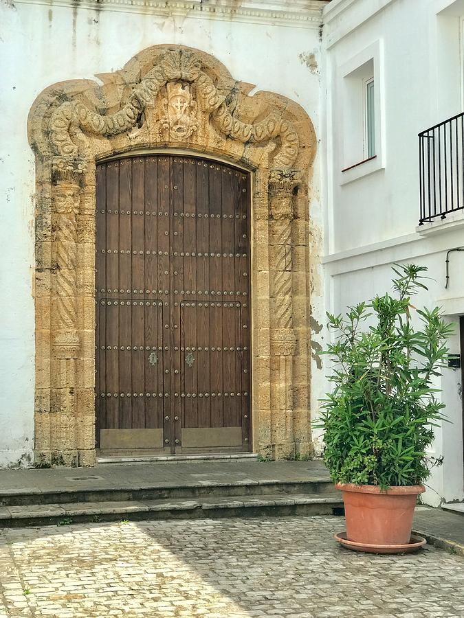 Doorway Elegance in Tarifa Spain Photograph by Kenlynn Schroeder