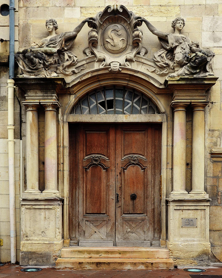 Doorway in Dijon, France Photograph by Carla Parris