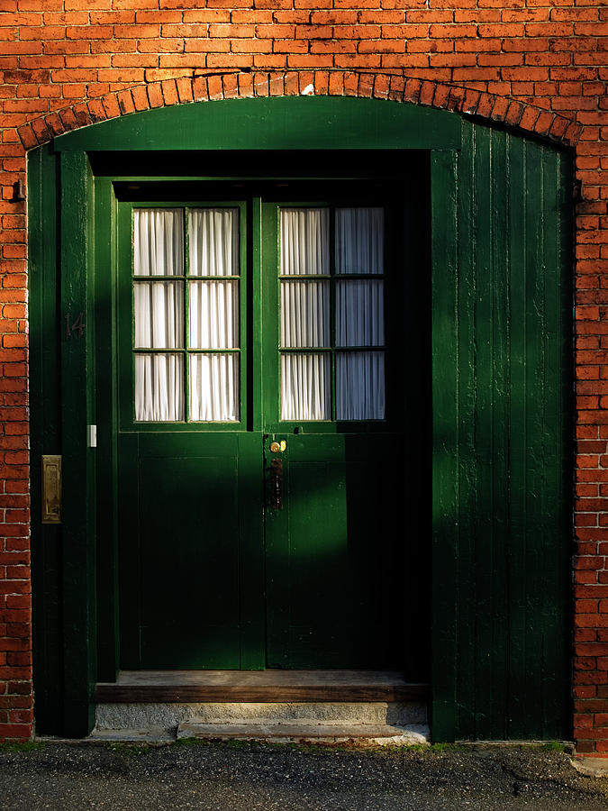 Doorway in Portsmouth New Hampshire  Photograph by Mary Capriole